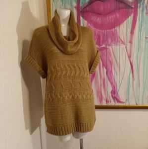 MICHAEL Michael Kors Camel Knit Short Slev Sweater